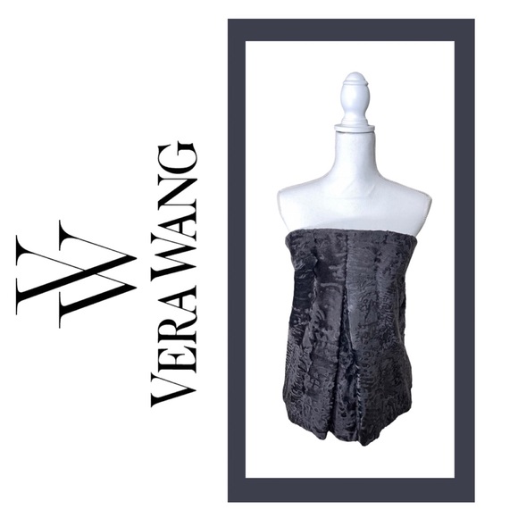 ******SOLD****** Vintage 90s Vera Wang Broadtail Top - Picture 1 of 8